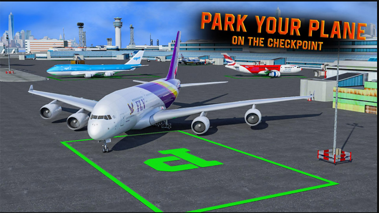 Air Plane Parking 3d